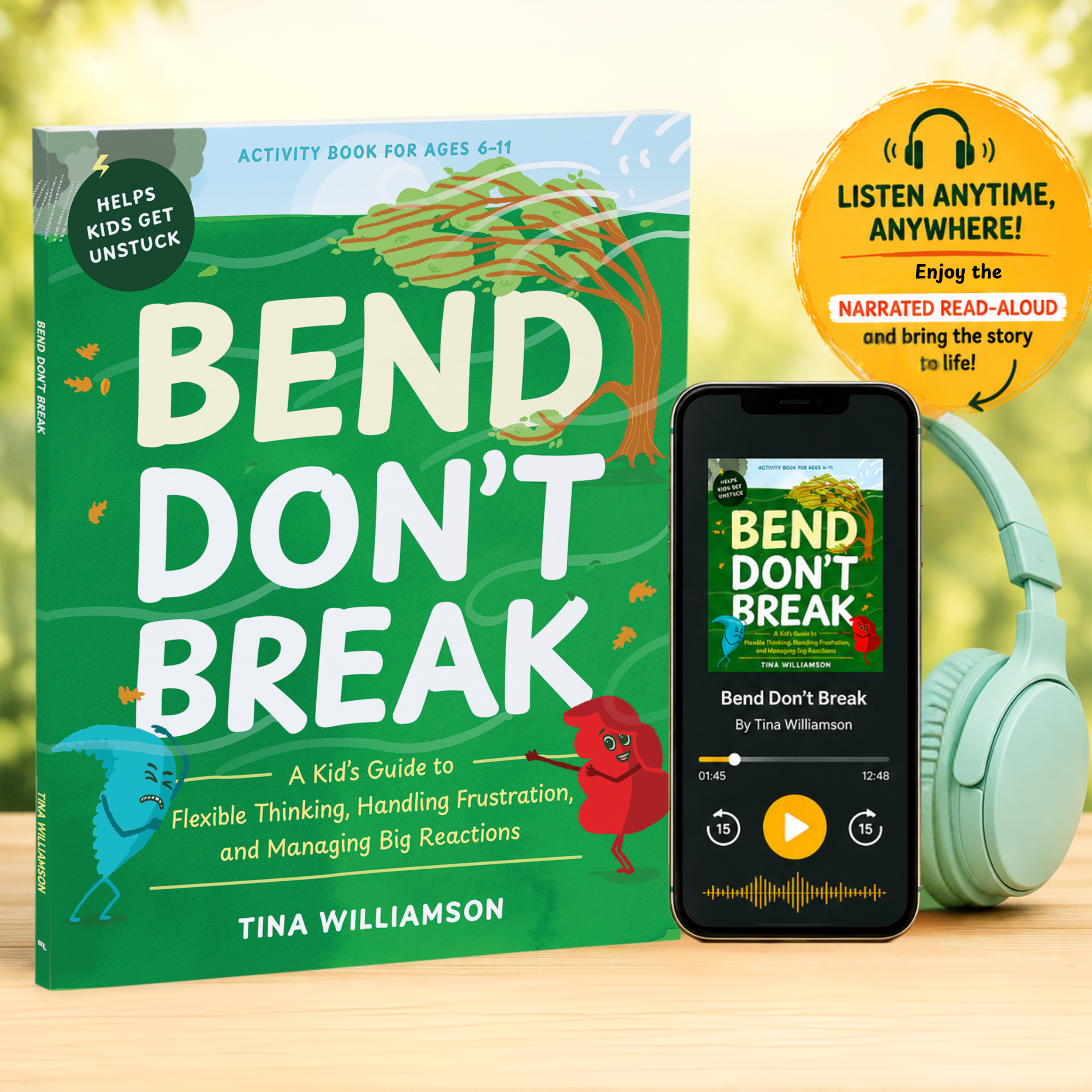 Illustration representing the narrated audiobook
