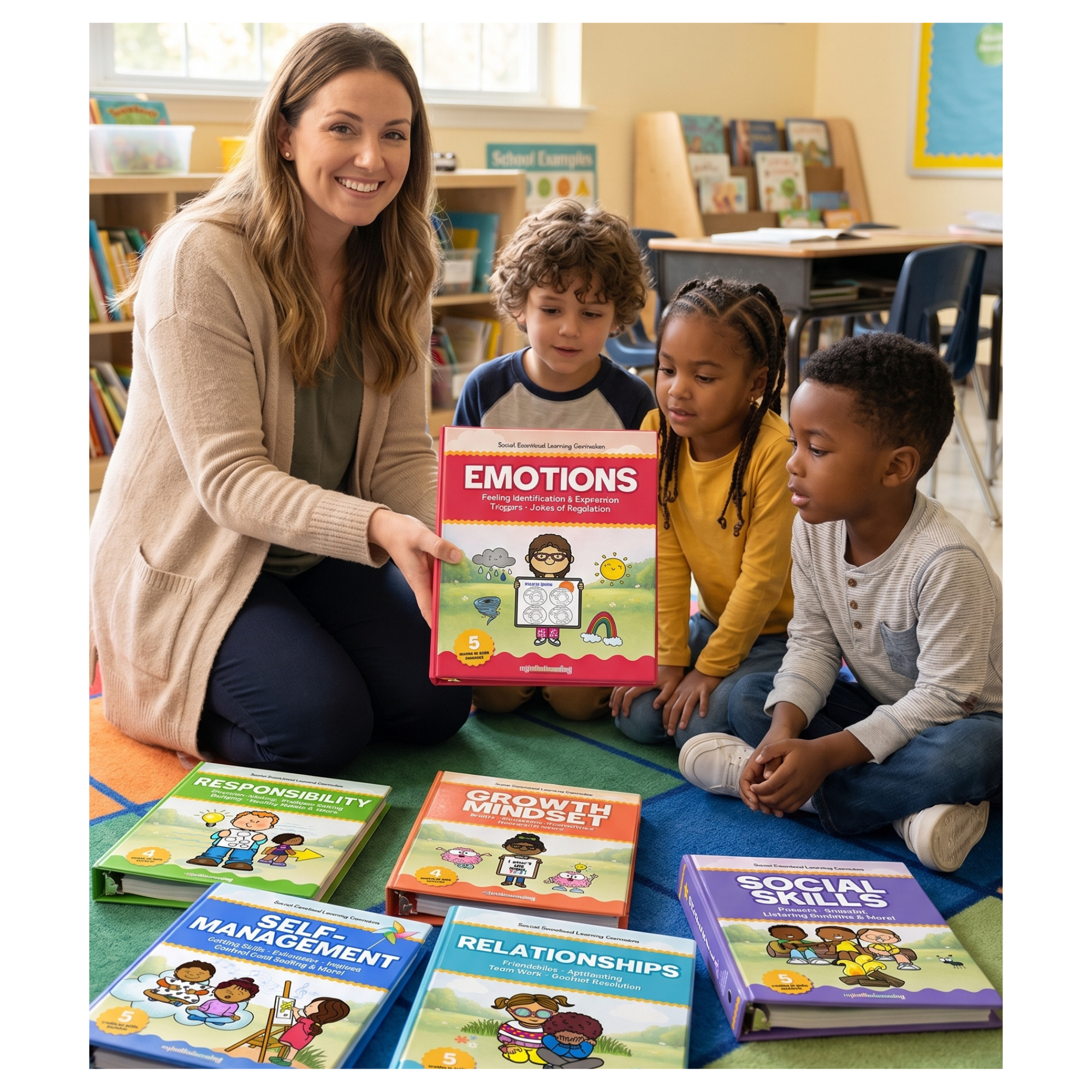 The HeartSmart curriculum in use with young children in a calm, bright classroom